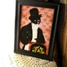I Love Mr Darcy Tuxedo Cat Art, Cat Dressed in Regency Clothes 5x7 Fine Art Print