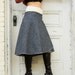 Organic Denim Wrap Skirt (Hemp and Organic Cotton)