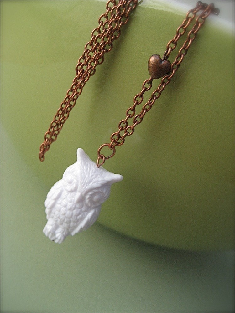 SALE - Wise Little Owl Necklace