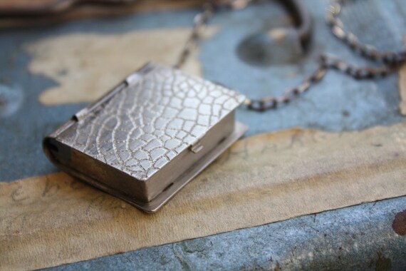 ON SALE - Who Wrote The Book Of Love Locket Necklace
