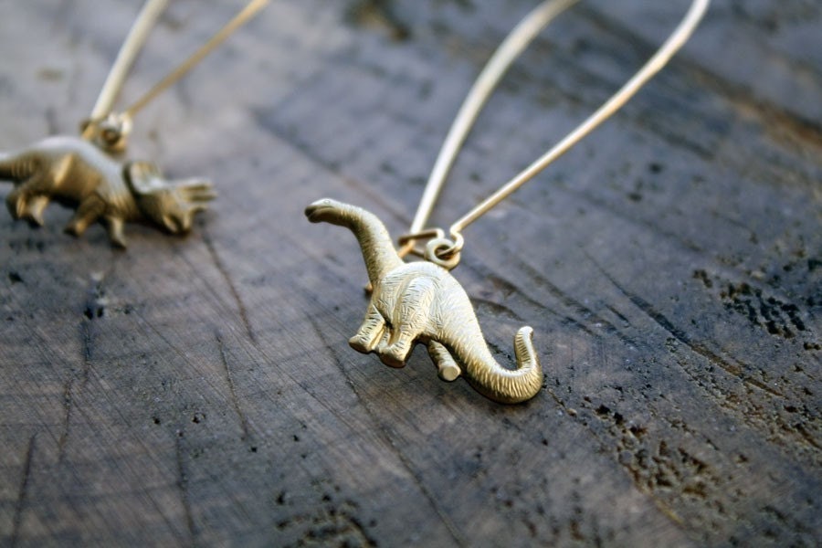 Natural History Dinosaur Earrings