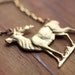 Deer Me Oh My Woodland Necklace