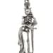 1980s Skeleton Justice - with Sword - Pewter Pendant Necklace - Gothic Biker 1980s - Unisex- InVintageHeaven