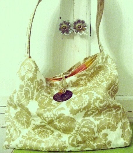 Magnolia hobo bag