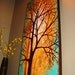 Turquoise Trees 2. Huge 2ft by 4ft Original Painting