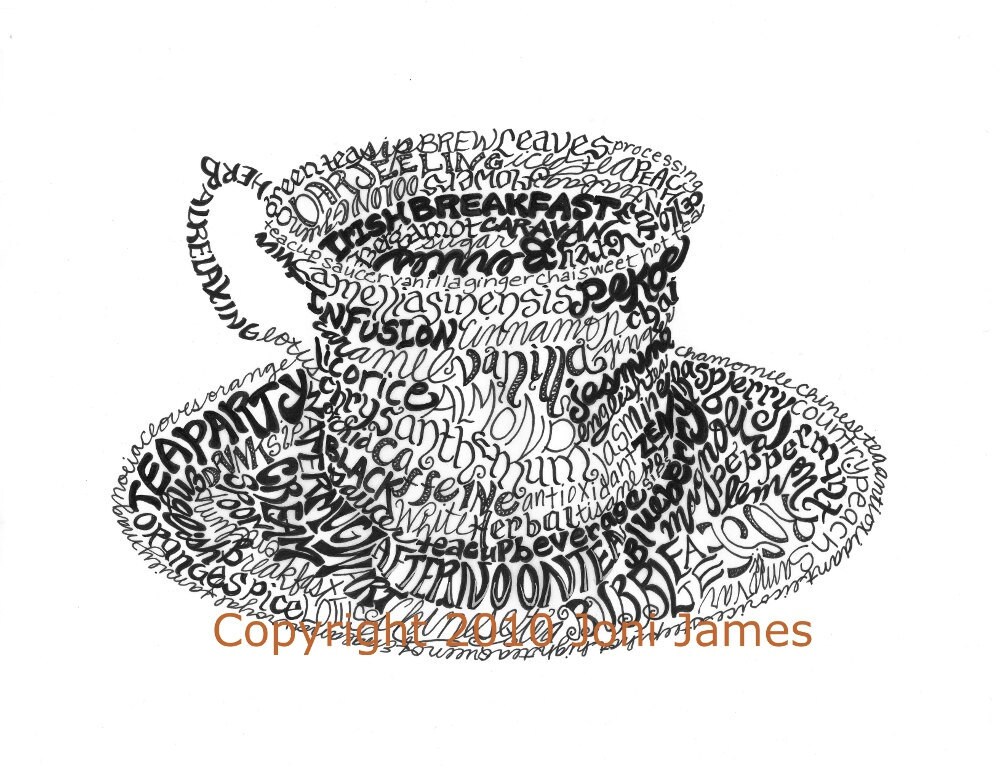Tea Cups Drawing