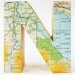 Limited edition - Vintage map of Kerry customized paper sculpture made-to-order