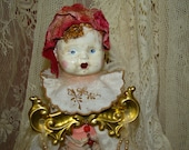 Beauty for Ashes, mixed media, art assemblage, doll, art doll