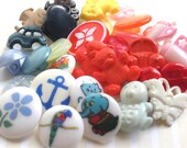 vintage kids buttons