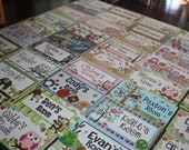 WHOLESALE Lot of 20 Kids Personalized Door Signs Children's Bedroom and Baby Nursery Wall Art Decor Christmas Gifts
