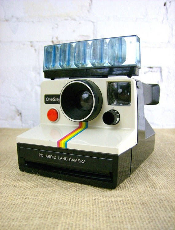 1970's Polaroid Onestep SX-70 Camera with Original by JuniperHome