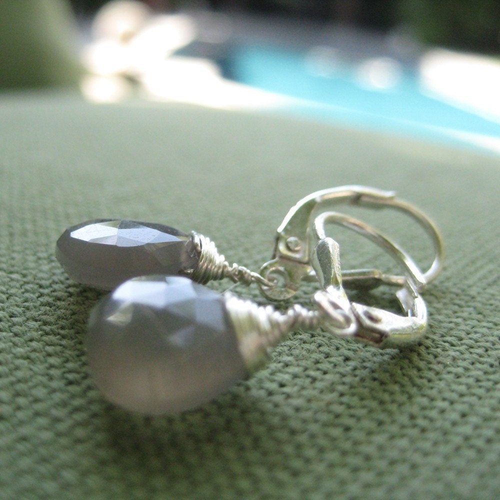 Morning fog earrings