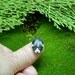 Dutch bunny rabbit miniature summer dish garden decor handmade woodland wildlife moss terrarium hand painted rocks by Rockartiste on Etsy