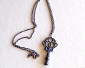 pull me in - vintage drawer pull necklace
