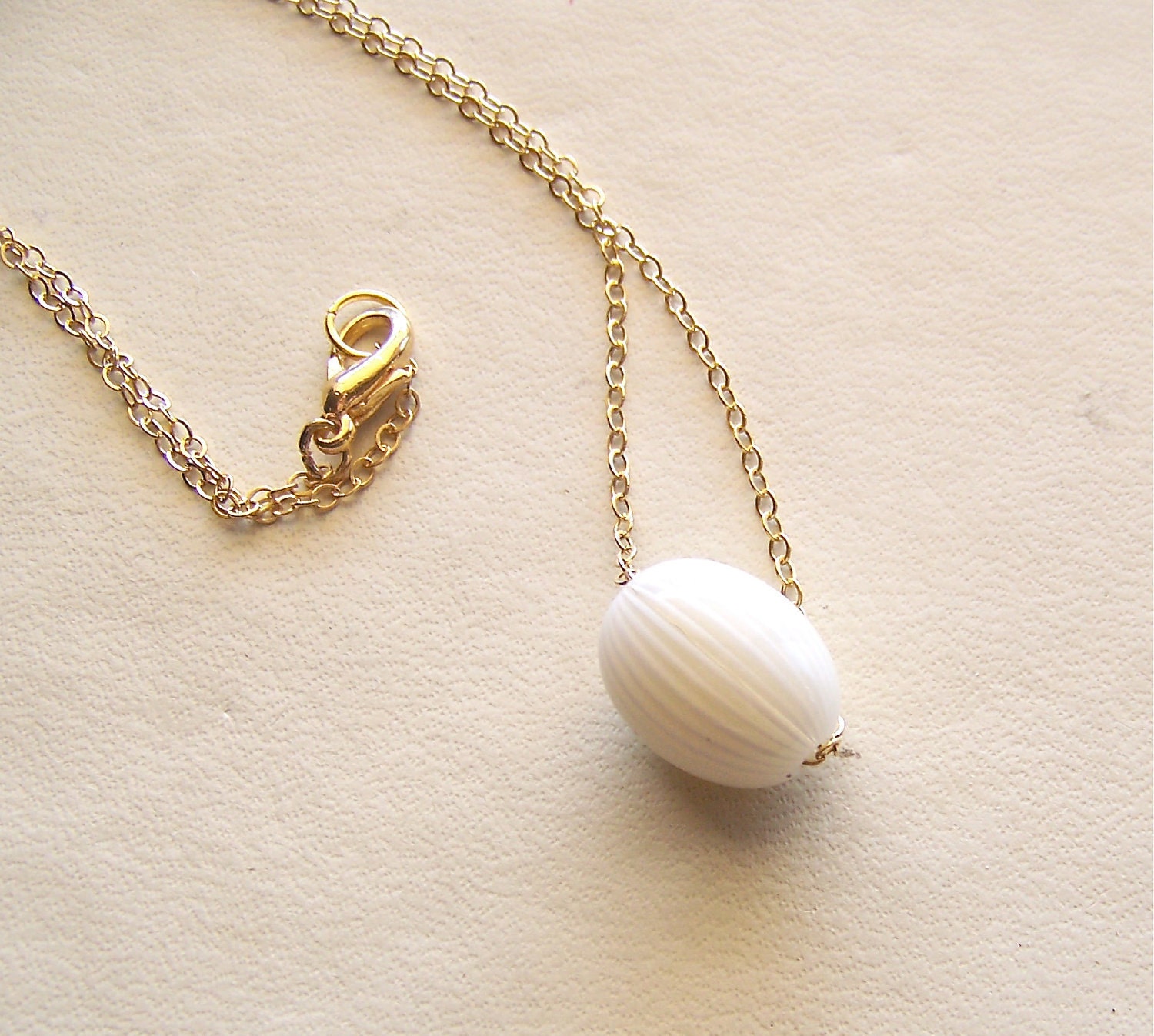 Nelson cigar 2 necklace - mid century modern - recycled and vintage jewelry