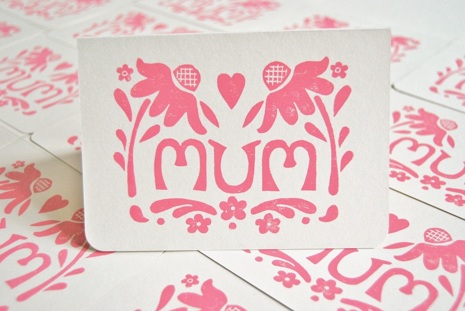 Mum Echinacea Card