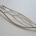 Wings Necklace two. Sterling Silver and Smoky Quartz - Made to Order