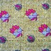 Hot Pink flowers African wax print batik fabric BY THE YARD 100% cotton.