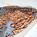 re-usable gift bag, pouch, drawstring bag, toy tidy made from African wax print 'fat quarter bag' x 3