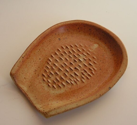 Ceramic garlic grater by TheBrickyard on Etsy