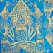 Teal Blue Owl Scarf