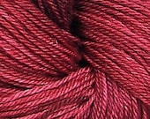 Hand Painted Sock Yarn - Redlover's Red