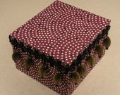 Maroon Box - Small Decorative - Contemporary - Women - Dresser