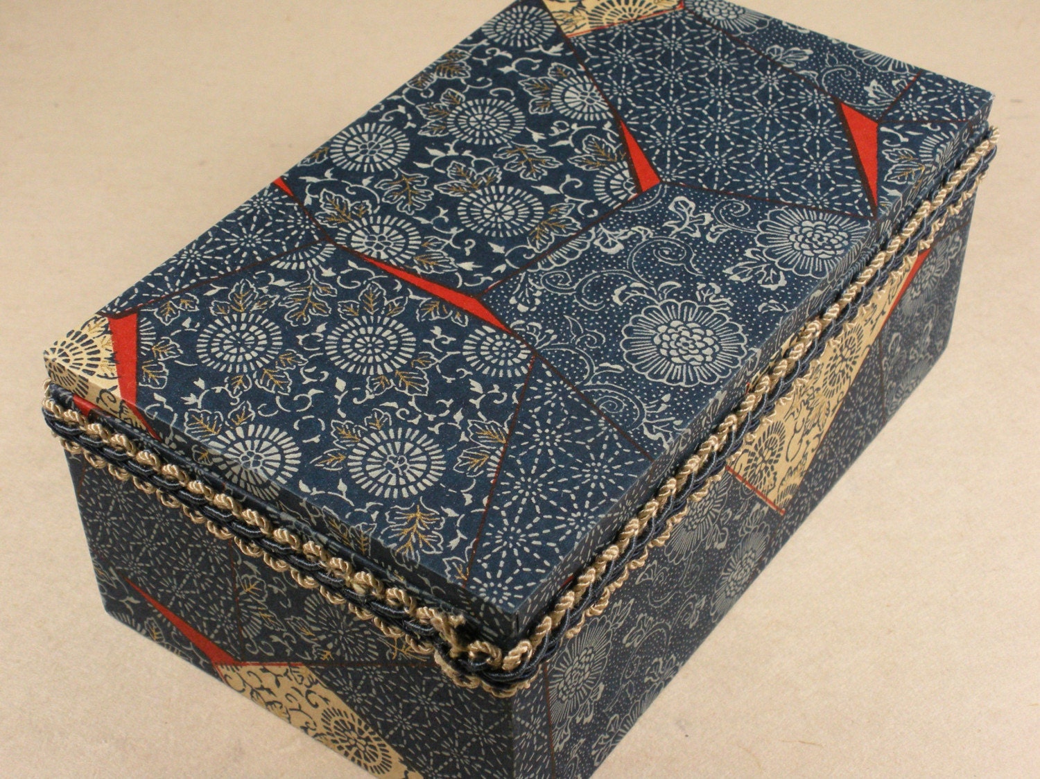 Handmade Box - Jewelry -  Treasure Box - Decorated Trinket Boxes - Decorative - Memory