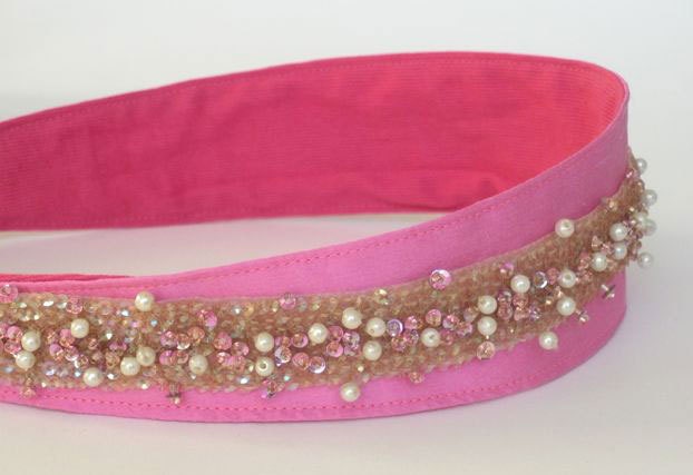 Women's Headband - Hair Accessories - Teen - Fabric - Stretch - Pink