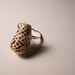 Checker Shell Ring