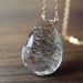 Black Rutilated Quartz Gold Necklace