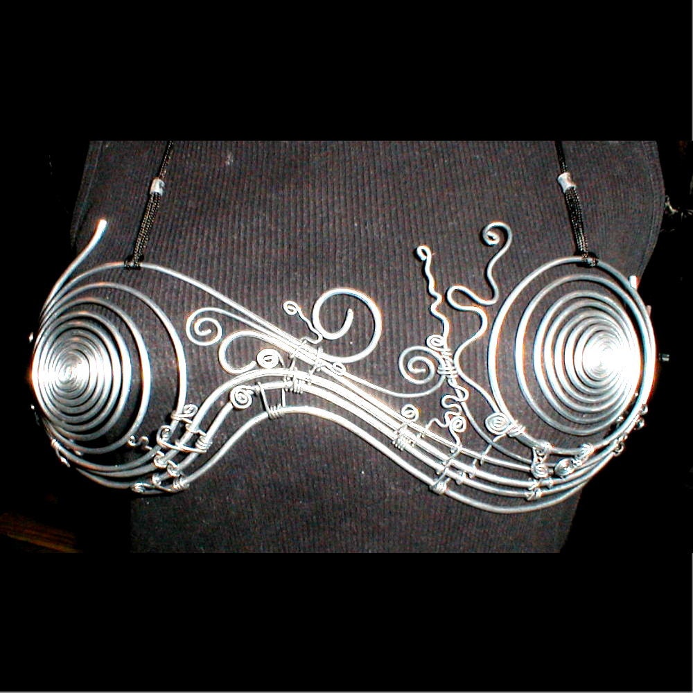 Deluxe Spiral Wire Metal Bra in small A cups to large B
