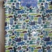 Medium OUCH POUCH First Aid Travel Organizer for Purse / Diaper Bag ...Kiss Your Baby's Boo Boo's Away ( 5x7 2D Zoo Teeny Tiny Blue Fabric ) ...Contest Win Free First Aid Supplies