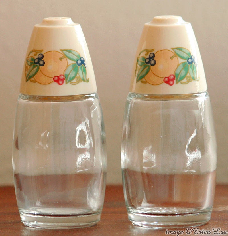 Vintage Corelle Salt and Pepper Shakers Corning by VirtualVintage
