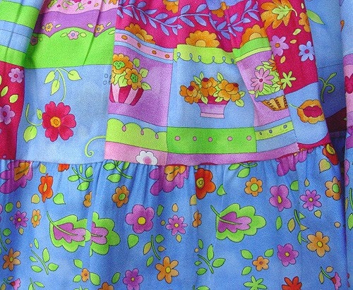 Colorful Girls Dress Handmade Children Clothes Hot Pink Blue Twirl Dress Toddler 2T 3T 4T 5 6 7 8 Girls Summer Party Dress Girl Clothes
