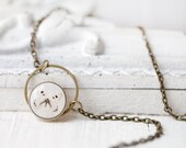 Tender Butterfly necklace - Jewelry for her - Natural history (N077)