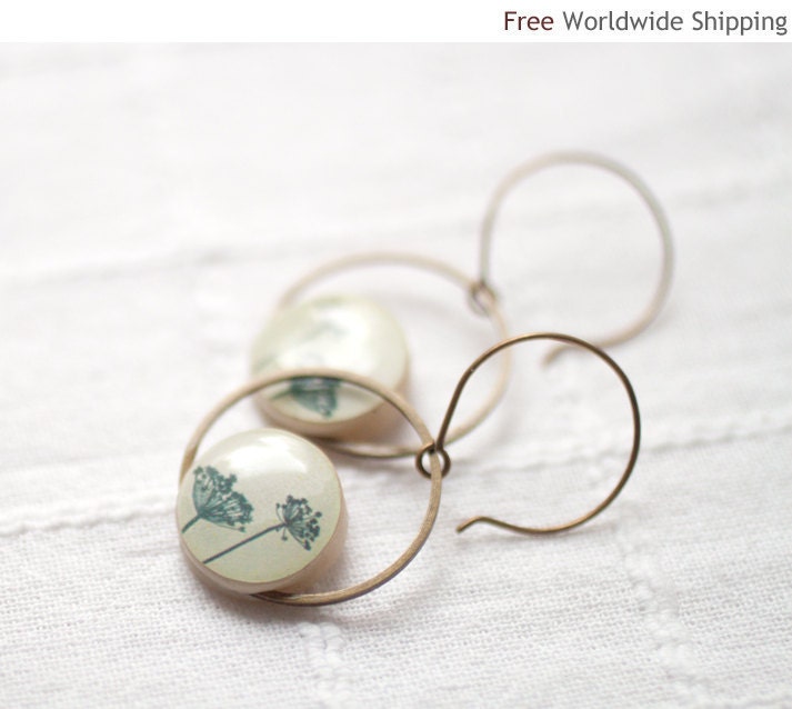 Natural History dangle earrings - Jewelry for her - christmasinjuly CIJ - Free shipping Worldwide (E023)