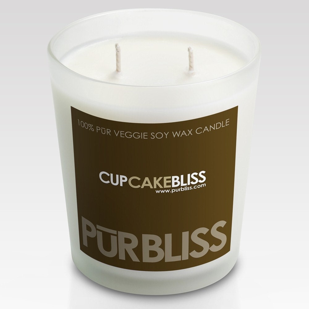 Soy Candle - CUPCAKE Scented Soy Candle - Large Jar