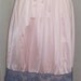 Vintage Vassarette Pink Nylon Purple Lace Half Slip Medium Average