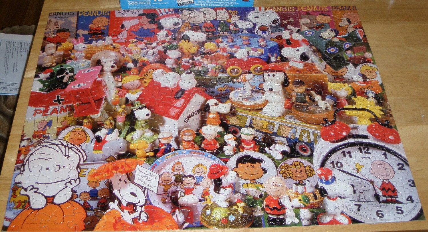Vintage Springbok Jigsaw Puzzle Peanuts Snoopy by ShonnasVintage