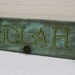 SALE Mottled Rustic Blue Spanish Wall Rack