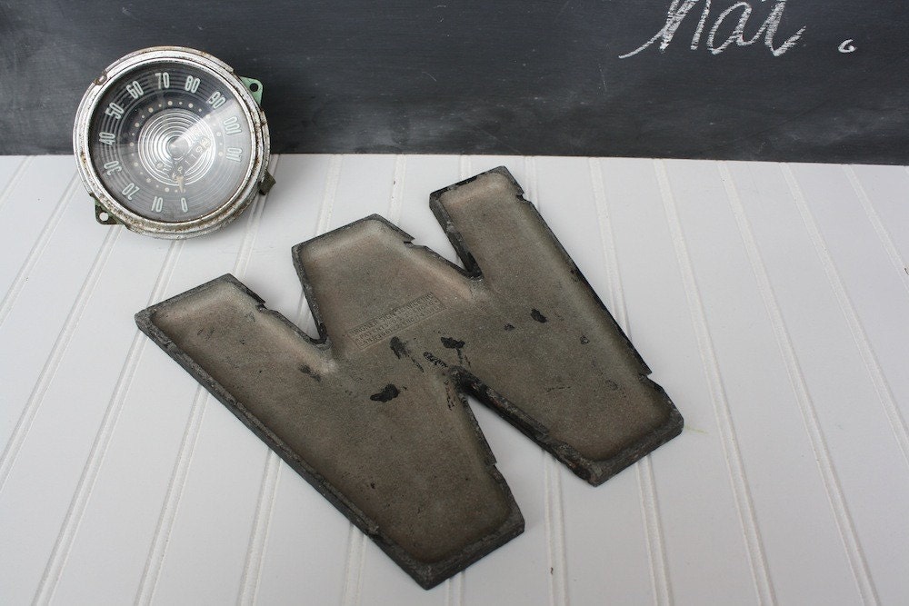 Industrial Letter W