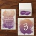 Ombre Purple Wedding Invitation - featured on Ruffled & Brides magazine blogs