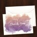 Ombre Purple Wedding Invitation - featured on Ruffled & Brides magazine blogs