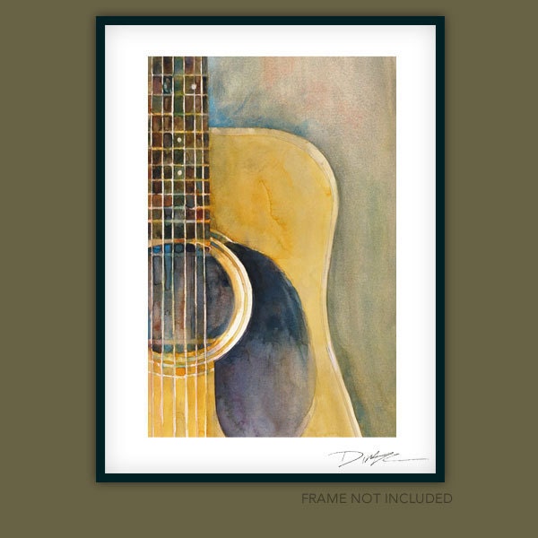 Guitar Watercolor