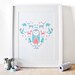 Owl Friends Screenprint- For Katie Adams