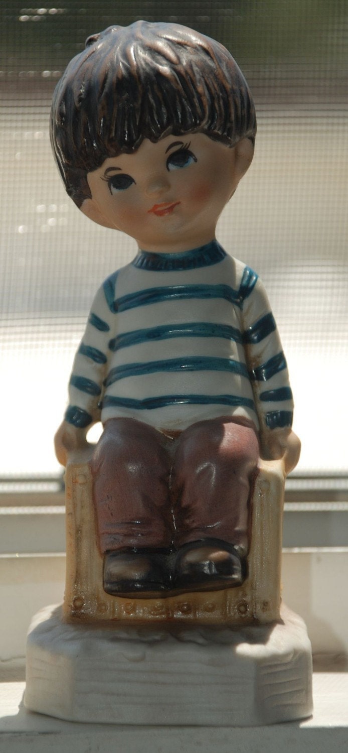 Vintage Moppet Boy Statue