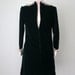 60s jade velvet mini dress (xs - s)