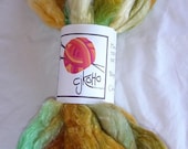 Hand-dyed Merino/Tencel Roving - 4 oz - Eric