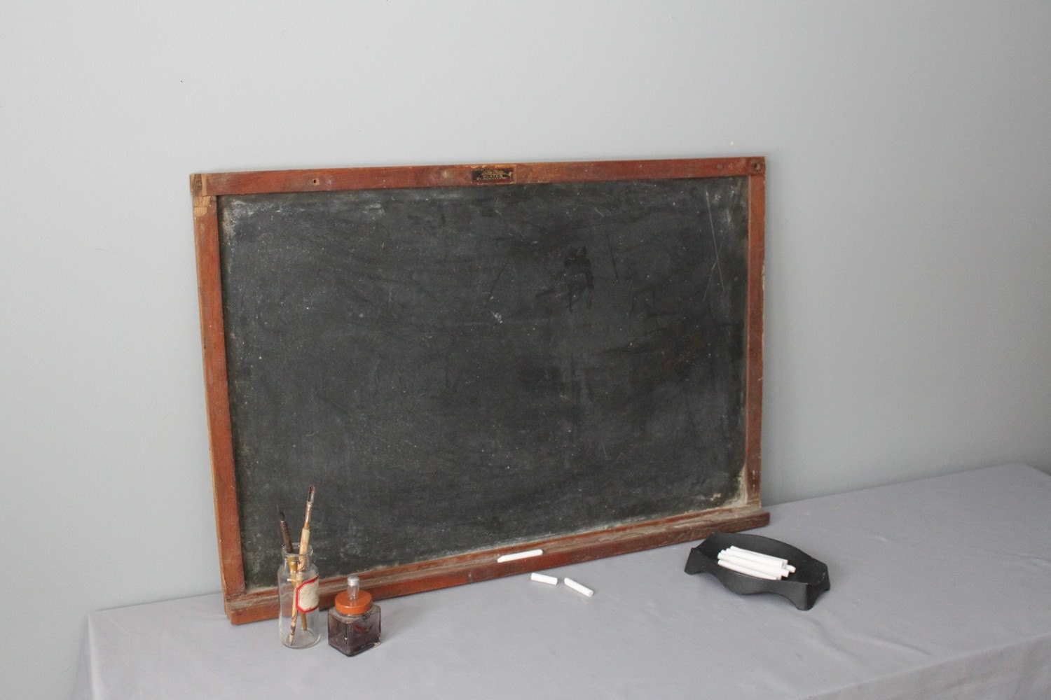 vintage 1940s SCHOOL chalkboard by ScottieinaCanoe on Etsy